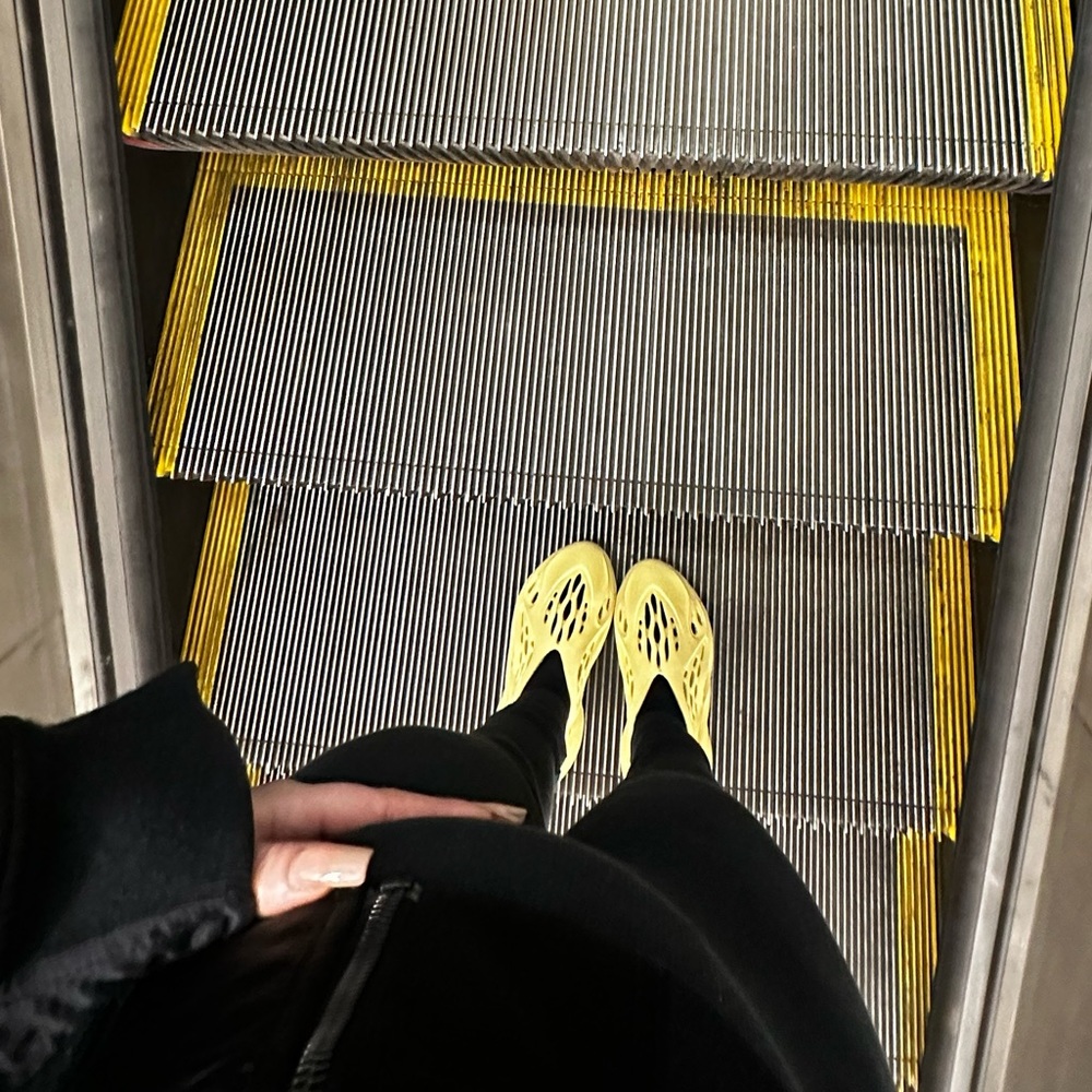 authentic yeezy yellow foam runners